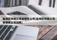 盐城区块链公司有哪些公司[盐城区块链公司有哪些公司招聘]